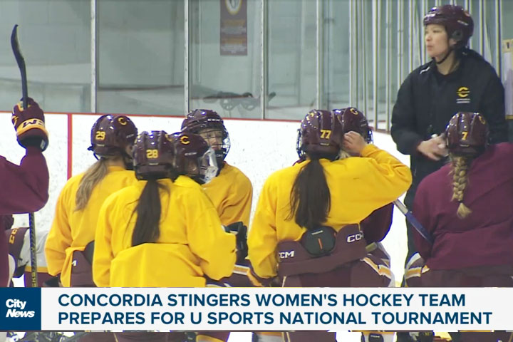 Video: Concordia Stingers prepare for U SPORTS National Hockey Championship