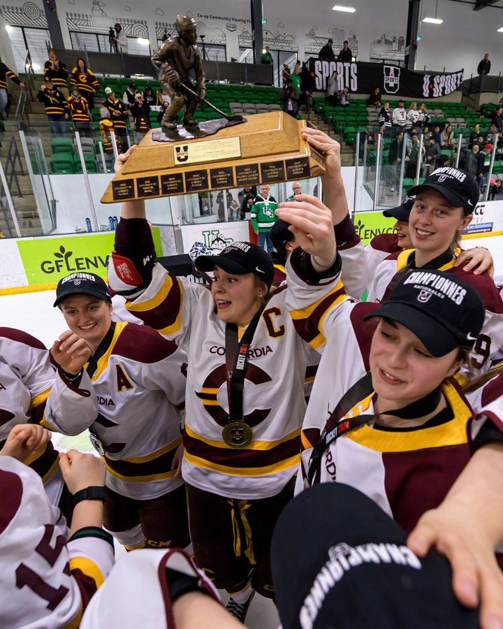 Concordia Players hold Golden Path Trophy