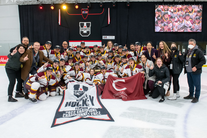 2021-22 Concordia Stingers Women's Hockey Team