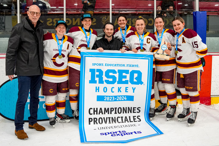 Women's hockey crowned RSEQ champions for third year in a row